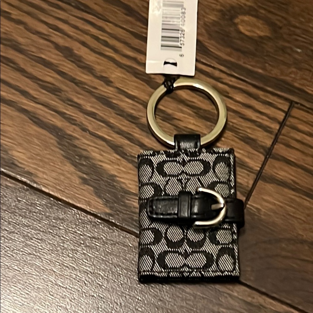Coach photo keyring